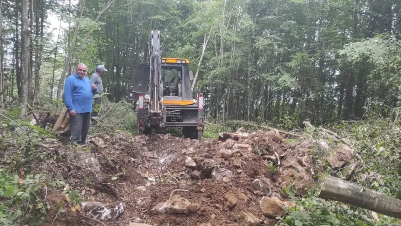 ÇATALÇAM KÖYÜ İÇME SUYU ŞEBEKE HATTI ÇALIŞMASI SÜRÜYOR