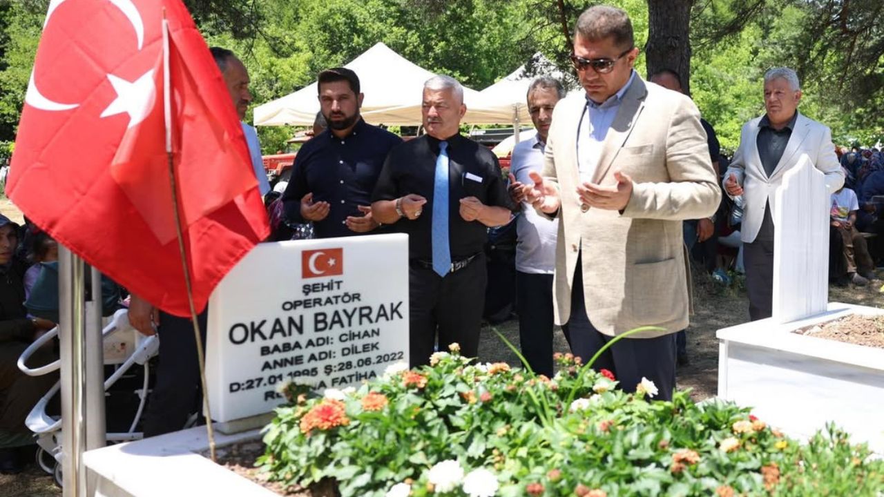 Selde Şehit Olan Okan Bayrak Unutulmadı