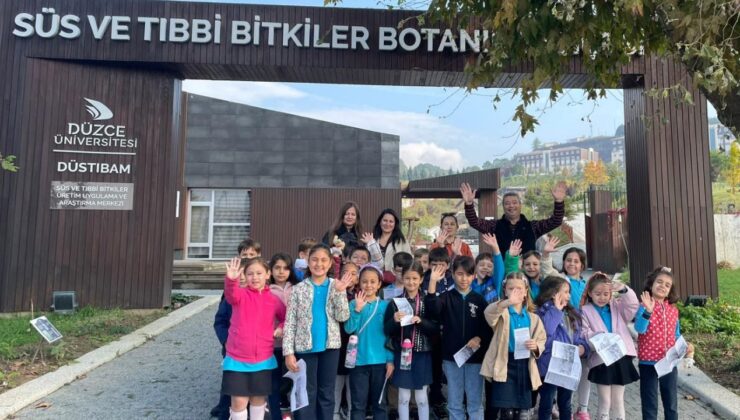 23 Nisan İlkokulu Öğrencileri Düzce Üniversitesi Botanik Bahçesi’ni Ziyaret Etti