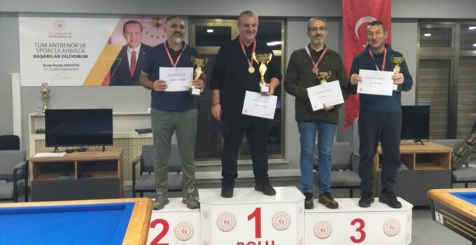 Düzceli Bilardocular Bolu’da Zirveye Çıktı
