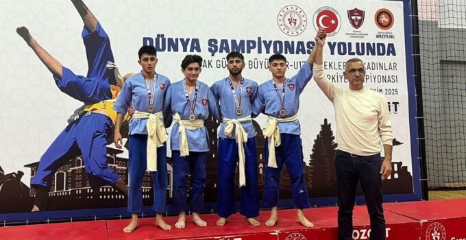 Düzceli Sporculardan Kuşak Güreşi Türkiye Şampiyonası’nda Büyük Başarı