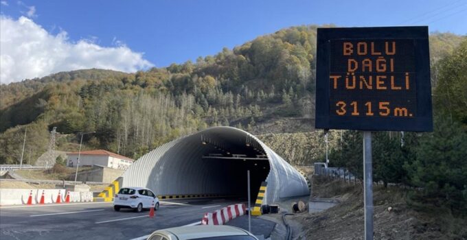 Bolu Dağı Tüneli İstanbul Yönü Geçici Olarak Kapatılacak