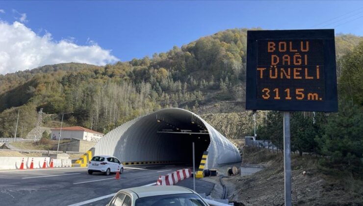 Bolu Dağı Tüneli İstanbul Yönü Geçici Olarak Kapatılacak