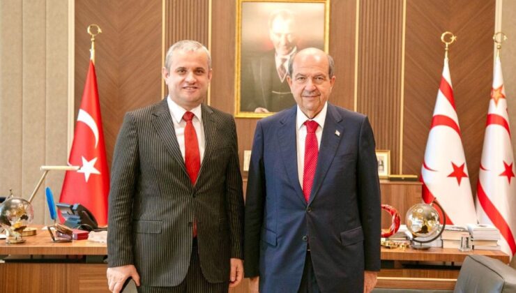 Düzceli İş İnsanı Abdülkerim Kaval’dan KKTC Cumhurbaşkanı Ersin Tatar’a Destek Ziyareti