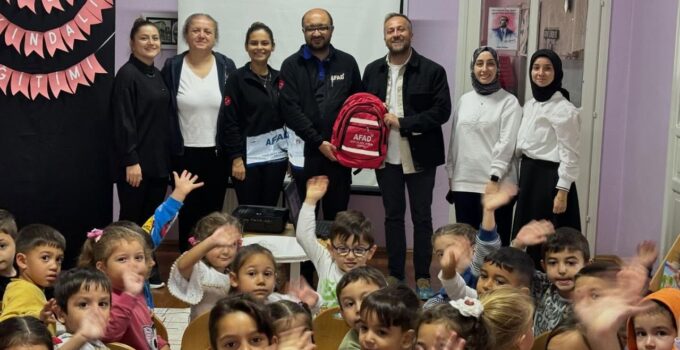 Minik Öğrenciler AFAD ile Afet Bilinci Edindi