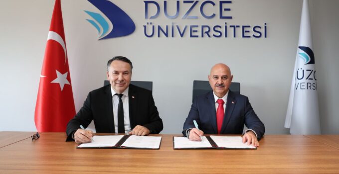 Düzce Üniversitesi Düzce Çalışma ve İş Kurumu İl Müdürlüğüyle İŞKUR Gençlik Programı Sözleşmesi İmzaladı