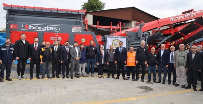 Düzce İl Özel İdaresi Filosu Güçlendi; 25 Yeni Araç ve İş Makinesi Hizmete Alındı