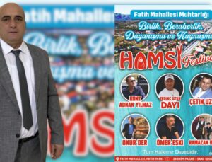 Fatih Mahallesi’nde Hamsi Festivali Coşkusu Başlıyor
