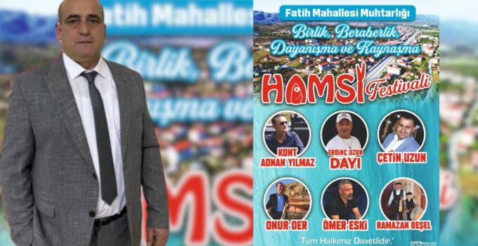 Fatih Mahallesi’nde Hamsi Festivali Coşkusu Başlıyor