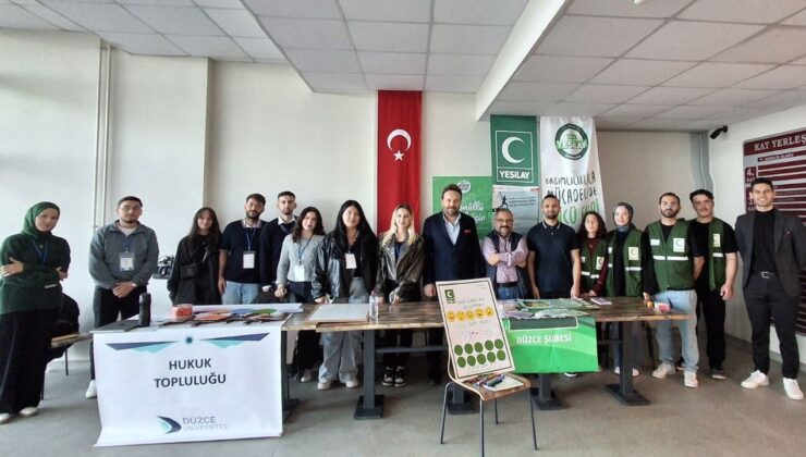 Düzce Üniversitesi’nden ”Farkındalık25” Etkinliği Bağımlılıkla Mücadelede Bilinçlenme Hareketi