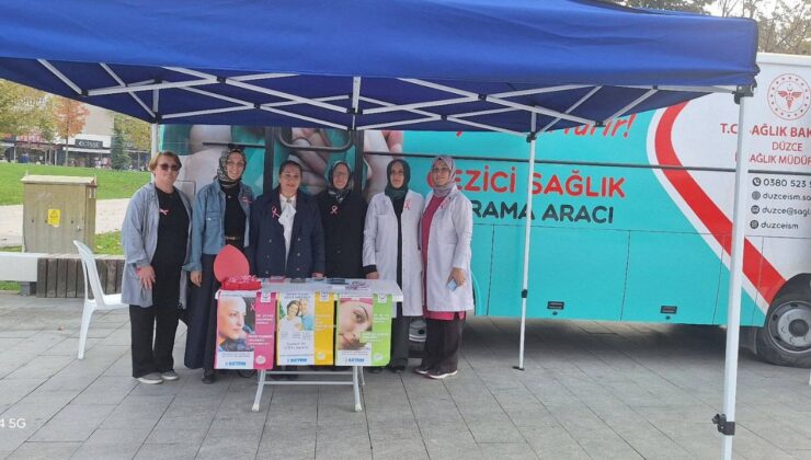 Düzce’de Kanser Taraması Etkinliğiyle Erken Teşhise Dikkat Çekildi