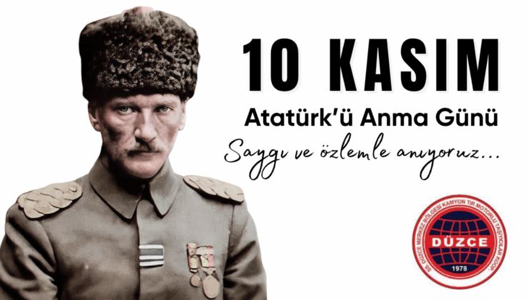 KAMYONCULAR 10 KASIM REKLAM İLANI