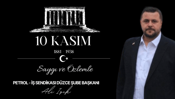 ALİ IŞIK 10 KASIM REKLAM İLANI