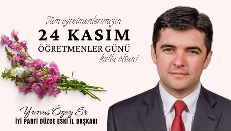 YUNUS ÖZAY ER 24 KASIM REKLAM İLANI
