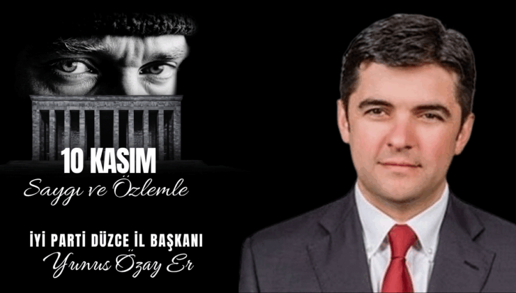YUNUS ÖZAY ER 10 KASIM REKLAM İLANI