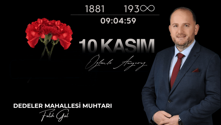 FATİH GÜL 10 KASIM REKLAM İLANI