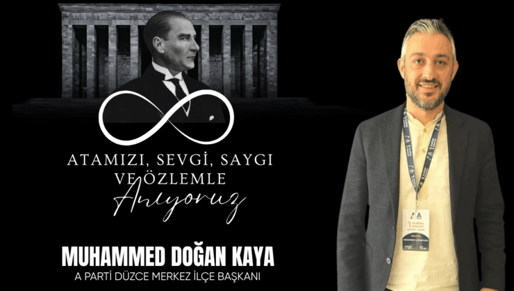 MUHAMMED DOĞAN KAYA 10 KASIM REKLAM İLANI