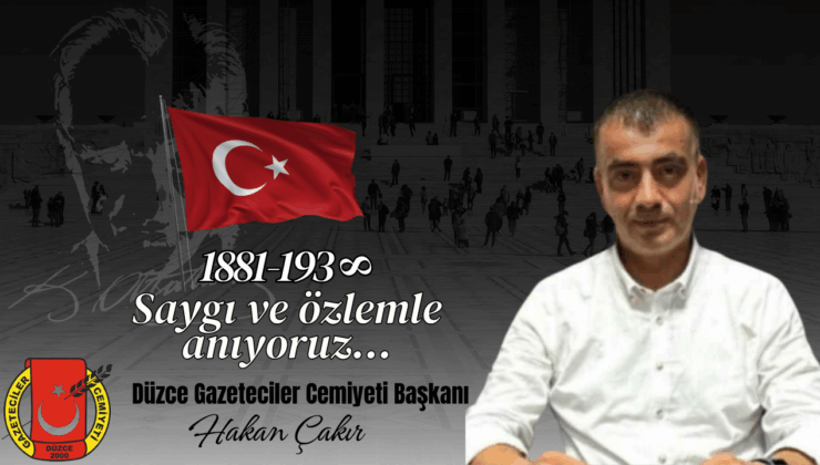 HAKAN ÇAKIR 10 KASIM REKLAM İLANI