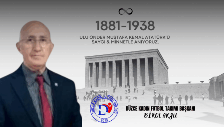 BİROL AKSU 10 KASIM REKLAM İLANI