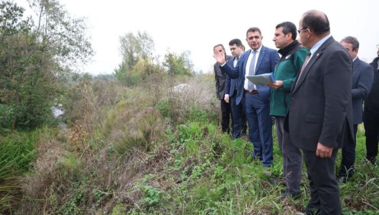Gölyaka’da Dere Islahı Çalışmaları Sürüyor