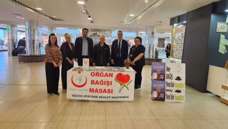 Düzce’de Organ Bağışı Haftasına Dikkat Çekildi