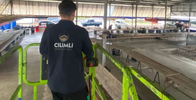 Çilimli Kapalı Pazaryeri’nde Güvenlik ve Bakım Çalışmaları Tamamlandı