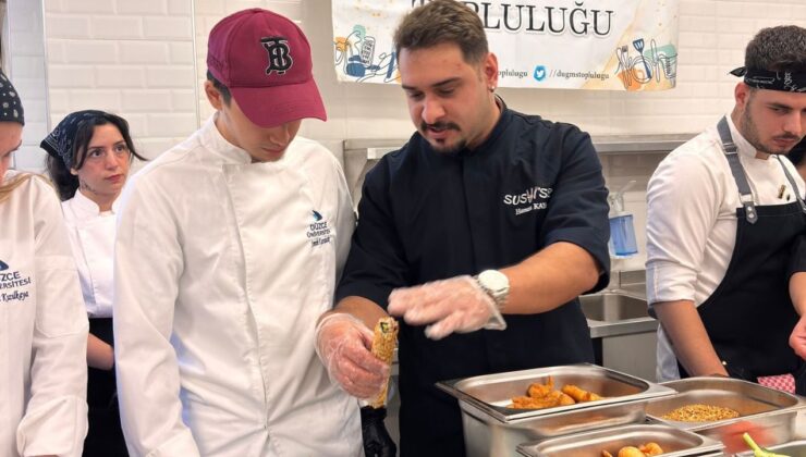 Düzce Üniversitesi’nde Suşi Sanatı Büyüledi