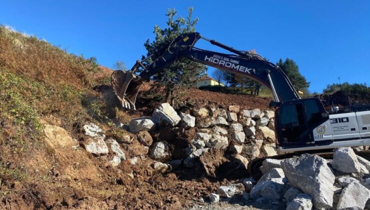 Kaynaşlı Dipsizgöl Yanıkbaşı’nda Heyelan Önlemleri Tamamlandı
