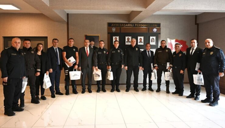 Düzce Emniyet Müdürlüğü’nde Başarılı Personele Teşekkür Belgeleri Takdim Edildi