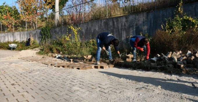 Akçakoca Kuğu Sokak’ta Kilit Parke Onarımı Tamamlandı