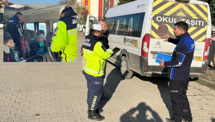 Beyköy’de Öğrenci Servislerine Güvenlik Denetimi