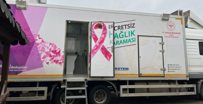 Cumayeri’nde Mobil Kanser Tarama Tırı Hizmete Başladı