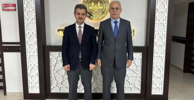 Gençlik ve Spor İl Müdürü Arslantürk’ten İl Müftüsü Aydın’a Ziyaret