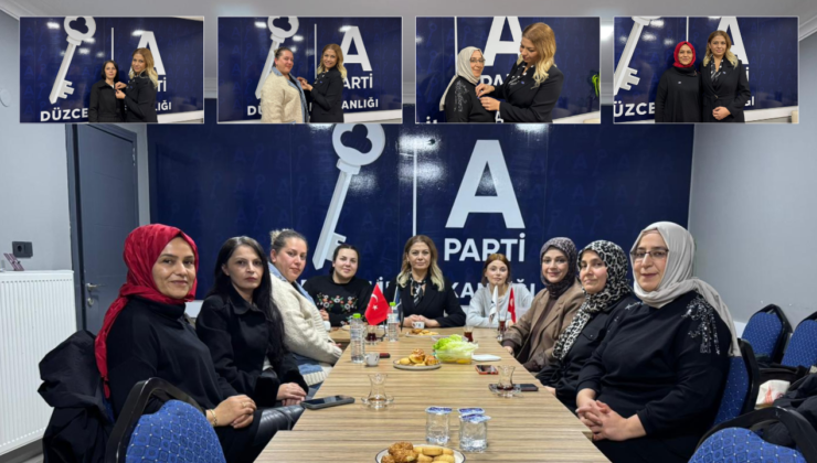 Rozetler Takıldı, Siyasette Kadın Sözü Yükseldi: Anahtar Parti Düzce Kadın Kolları’ndan Net Mesaj