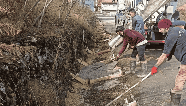 Yeniyurt Köyü’nde Altyapı ve Drenaj Çalışmaları Başladı