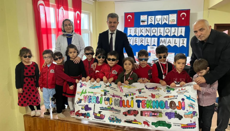 İl Müftüsü Aydın’dan Miniklere Yerli Malı Haftası Ziyareti