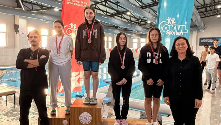 Gençler Yüzme Müsabakaları Çilimli’de Tamamlandı
