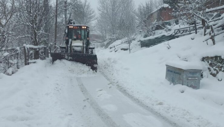 Gölyaka’da Karla Mücadele Aralıksız Sürüyor