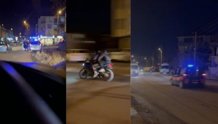 Hamidiye Mahallesi’nde Plakasız Motosikletle Polis Kovalamacası Kameralara Yansıdı