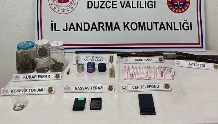 Düzce’de Jandarma Operasyonu: Çok Sayıda Uyuşturucu Ele Geçirildi