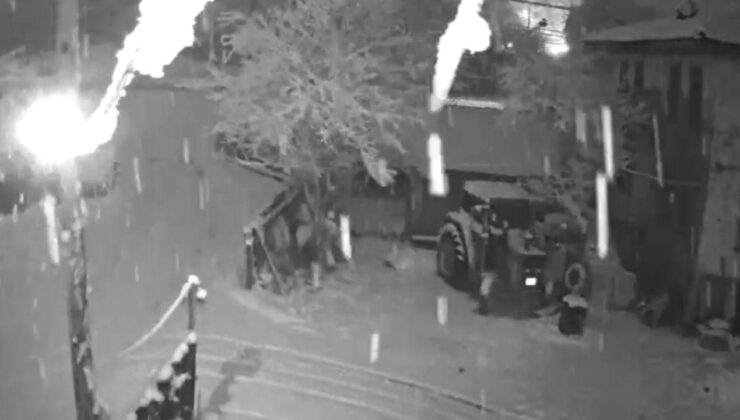 Düzce’de Kar Yağışı Sonrası Ana Trafo Patladı