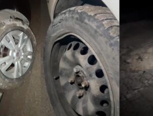 Düzce–Yığılca Yolunda Çukur Alarmı: 25 Araç Yolda Kaldı