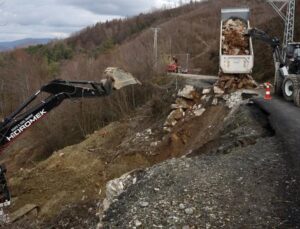 Hacıazizler Köyü’nde Heyelan Alarmı: Çalışmalar Başladı