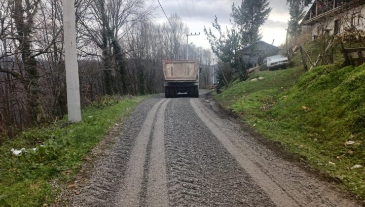 Gölyaka Zekeriya Köyü’nde Yol Bakım Çalışmaları Tamamlandı
