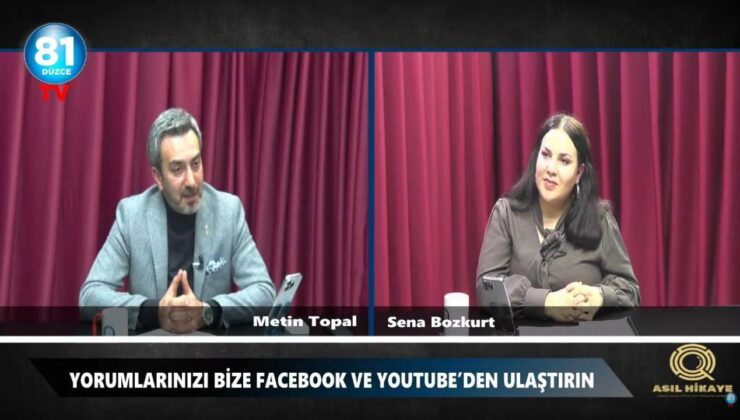 Asıl Hikayeler Programının Konuğu Anahtar Parti Düzce İl Başkanı Metin Topal Oldu