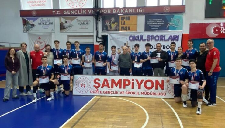Düzce’de Gençler A Voleybol Yarı Finalleri Tamamlandı