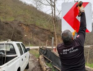 Çilimli’ye Bağlı Köylerde Trafik Güvenliği Artıyor