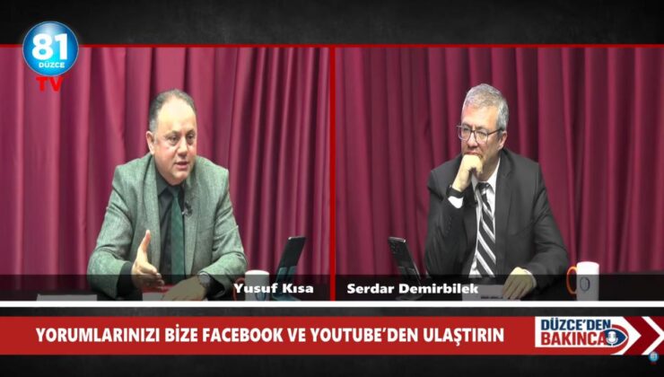 81 Düzce TV’de Yayınlanan “Düzce’den Bakınca” Programının Konuğu Yusuf Kısa Oldu
