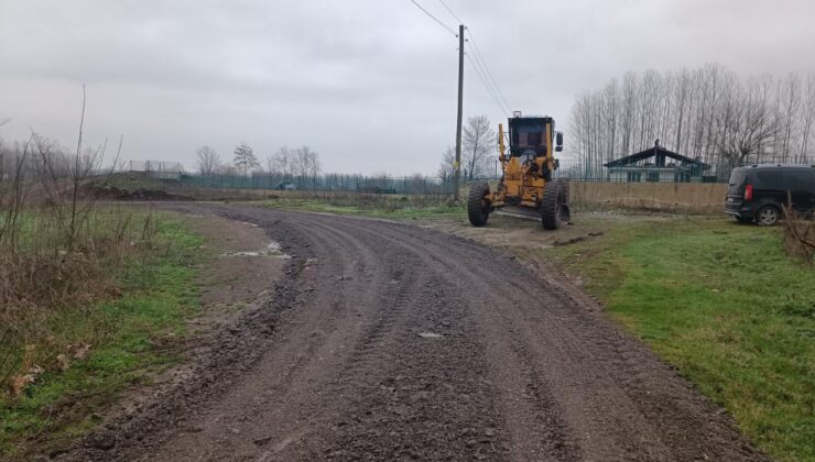 Gölyaka’da Köy Yolları Daha Konforlu Hale Geliyor