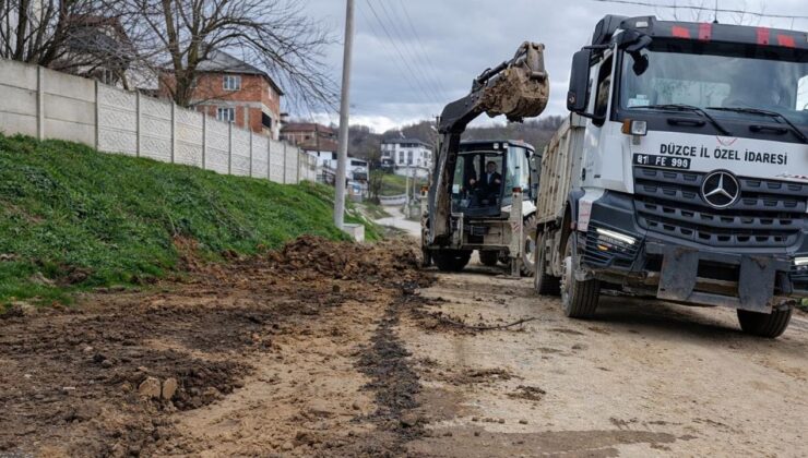 Günbaşı Köyü’nde Beton V Kanal Çalışmalarıyla Altyapı Güçleniyor